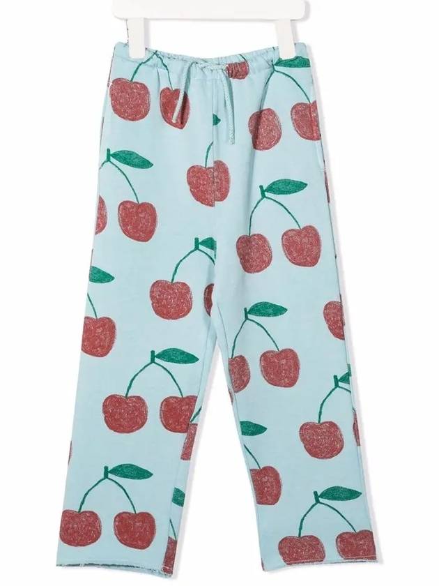 Kids Cherry Pattern Straight Fit Pants F21019 237EJ - THE ANIMALS OBSERVATORY - BALAAN 1