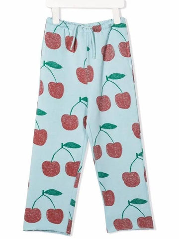 Kids Cherry Pattern Straight Fit Pants F21019 237EJ - THE ANIMALS OBSERVATORY - BALAAN 1