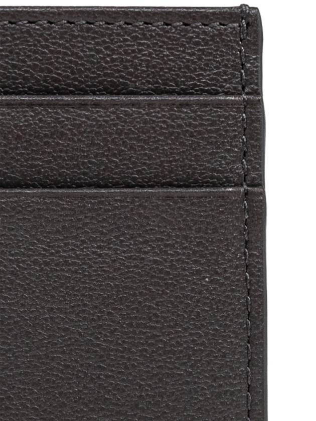 Dolce & Gabbana Leather Card Case, Men's, Grey - DOLCE&GABBANA - BALAAN 4