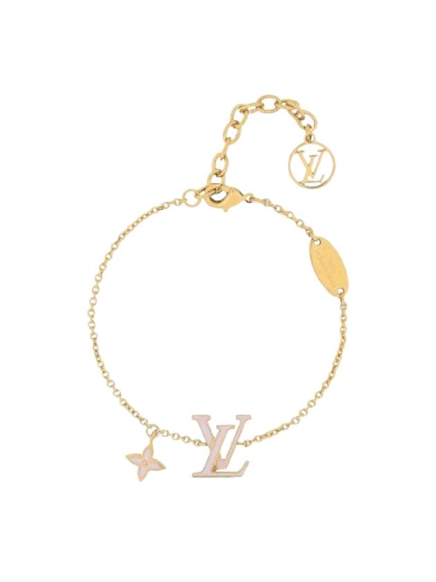 LV Iconic Enamel Bracelet Pink Gold - LOUIS VUITTON - BALAAN 2