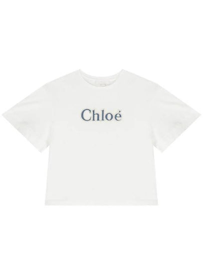 Kids Women s Logo Embroidery T Shirt C20387 117 - CHLOE - BALAAN 2