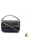 Rockstud Chain Cross Bag Black - VALENTINO - BALAAN 2