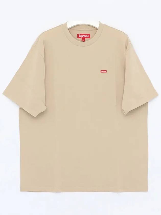 SS24KN18 TAN box logo t shirt - SUPREME - BALAAN 3