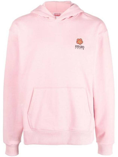 Boke Flower Crest Cotton Classic Hoodie Pink - KENZO - BALAAN 2