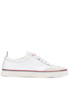 RWB Cupsole Rubber Calfskin Trainer Sneakers White - THOM BROWNE - BALAAN 2