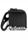 logo coin purse black - ALEXANDER MCQUEEN - BALAAN.