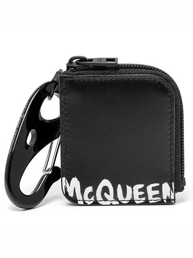 Logo Coin Purse Black - ALEXANDER MCQUEEN - BALAAN 3