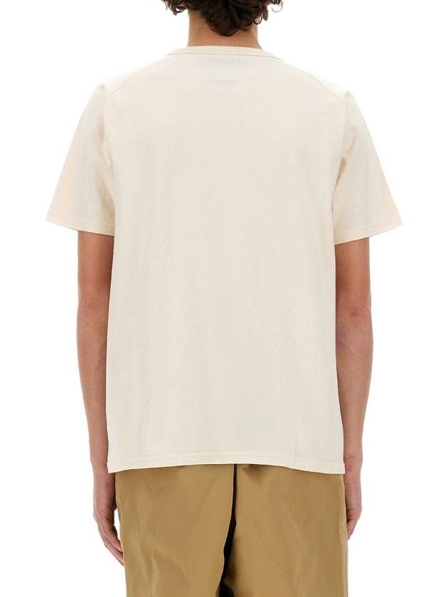 5.6Oz Basic Short Sleeve T-Shirt Ivory - NIGEL CABOURN - BALAAN 4