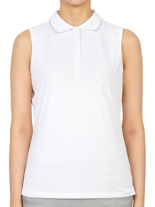 Collar Pleated Sleeveless White - G/FORE - BALAAN 2