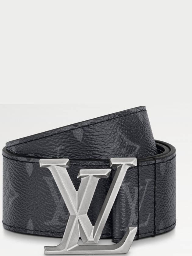 Men's LV Pyramide 40MM Leather Belt Black - LOUIS VUITTON - BALAAN 4