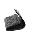 Classic Grained Calfskin Card Wallet Black - CHANEL - BALAAN 5