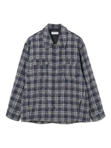 Milo Archive Plaid Check Padded Shirt Vintage Navy - MILLO ARCHIVE - BALAAN 1