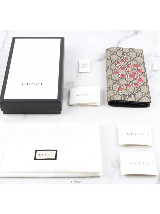 Snake long wallet brown - GUCCI - BALAAN 2