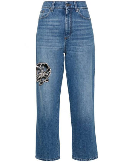 crystal embellished jeans 6D02543SPH644406 - STELLA MCCARTNEY - BALAAN 2