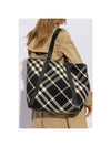 Festival Check Pattern Tote Bag Black - BURBERRY - BALAAN 3