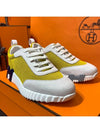 Women's Bouncing Sneakers Yellow Mesh H Navy Blue Gray Twotone - HERMES - BALAAN 5