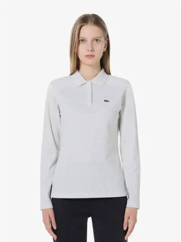 Women s regular fit long sleeved polo t shirt PF783E 54NFJ Domestic product GQ2N24073051796 - LACOSTE - BALAAN 1