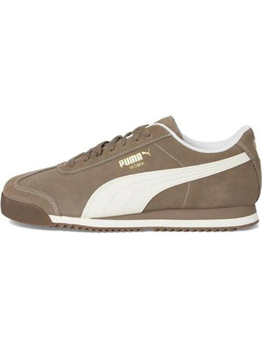 Roma Suede Low Top Sneakers Brown - PUMA - BALAAN 1