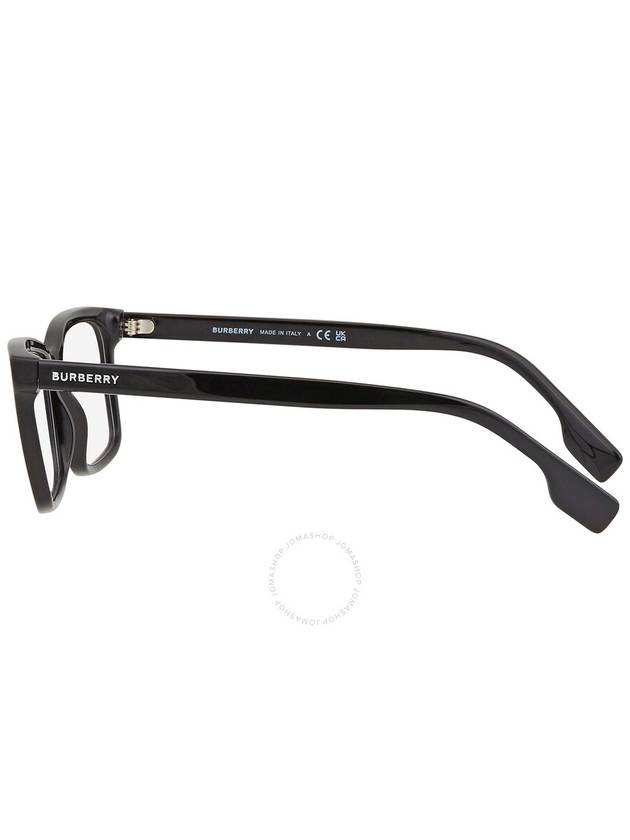 Rectangle Horn-rimmed Eyeglasses Black - BURBERRY - BALAAN 4