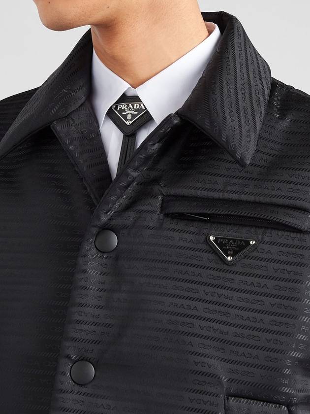 Boro Tie Necklace Black - PRADA - BALAAN 3