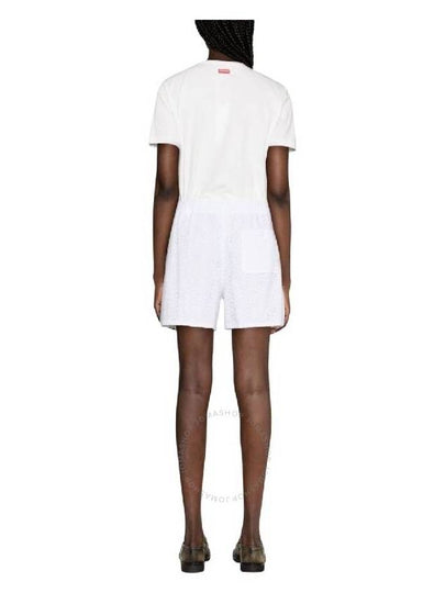 Kenzo Broderie-Anglaise Cotton Shorts, Size Small - KENZO - BALAAN 2