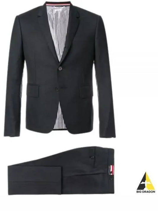 Men's Signature Classic Wool Suit Black - THOM BROWNE - BALAAN