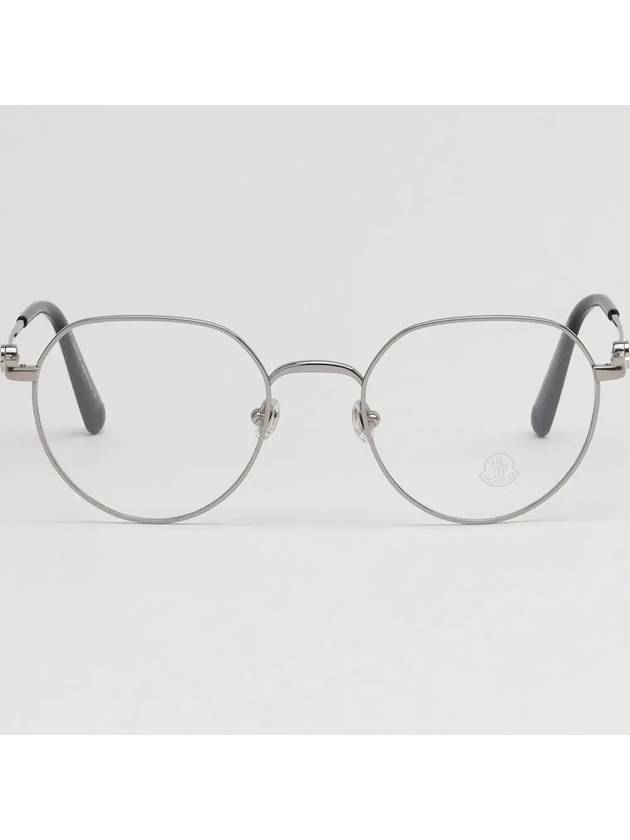 Eyewear Round Titanium Eyeglasses Silver - MONCLER - BALAAN 4