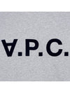 Black VPC Logo Short Sleeve T-Shirt Light Grey - A.P.C. - BALAAN 7