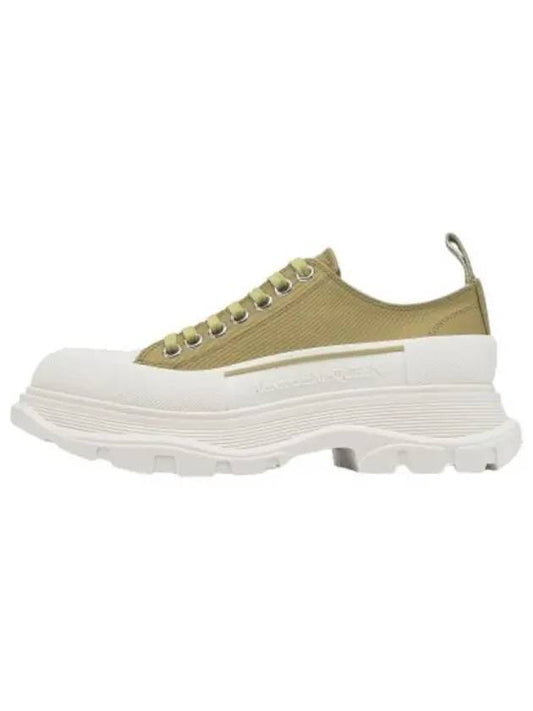 Tread Slick Sneakers Khaki White - ALEXANDER MCQUEEN - BALAAN 1