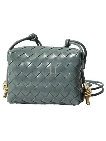 Intrecciato Loop Camera Mini Shoulder Bag Aloe - BOTTEGA VENETA - BALAAN 2