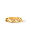 Coco Crush Quilted Motif Mini 18K Ring Gold - CHANEL - BALAAN 2