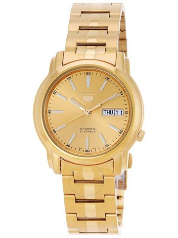 Seiko Series 5 Automatic Gold Dial Men's Watch SNKL86K1 - SEIKO - BALAAN 1