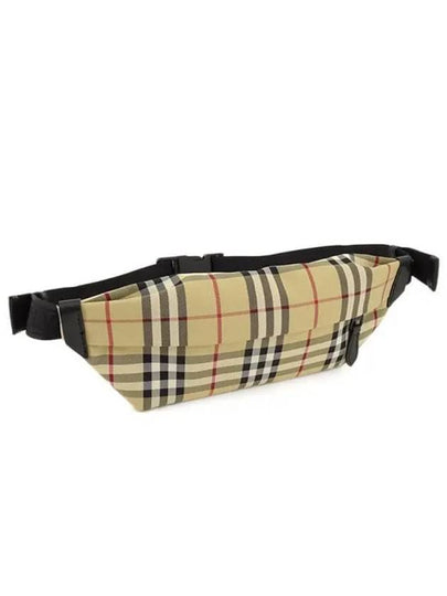 Vintage Check Motif Belt Bag Beige - BURBERRY - BALAAN 2