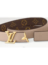 Pretty LV 30MM Reversible Leather Belt Beige Brown - LOUIS VUITTON - BALAAN 4