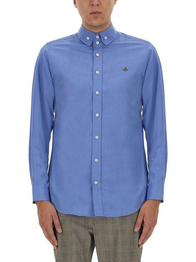 Blue Krall button down shirt JP2 - VIVIENNE WESTWOOD - BALAAN 2