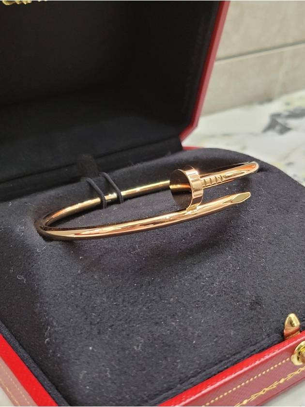 Just Ankle Nail Bracelet Rose Gold No 18 - CARTIER - BALAAN 3