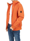 Men's Solf Shell R Lens Hooded Jacket Orange - CP COMPANY - BALAAN 7