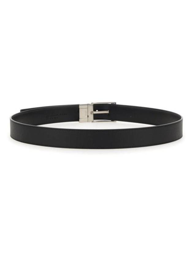 Dress Shiffie 35 Leather Belt Black - BALLY - BALAAN 4