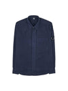 Gabardine Utility Long Sleeve Shirt Navy - CP COMPANY - BALAAN 2