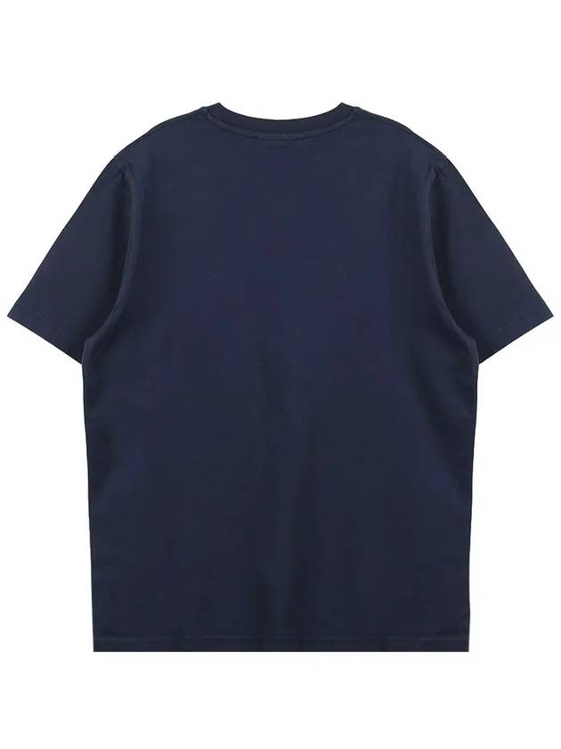 Speedy Fox Patch Comfort Short Sleeve T-Shirt Ink Blue - MAISON KITSUNE - BALAAN 3