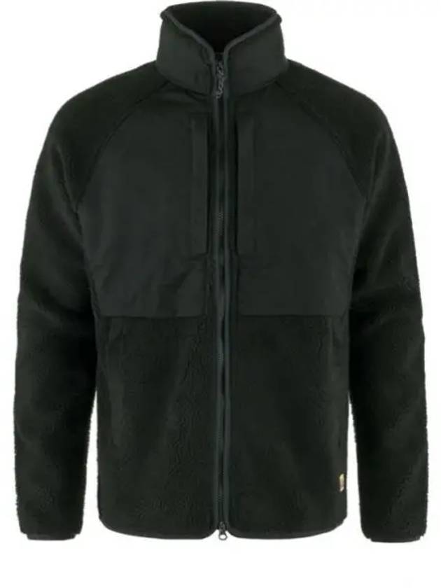 Vardag Pile Zip-Up Jacket Black - FJALL RAVEN - BALAAN 2