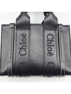 Woody Leather Mini Tote Bag Black - CHLOE - BALAAN 8