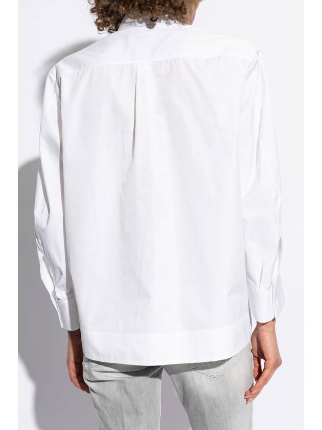 Dsquared2 Cotton Shirt, Women's, White - DSQUARED2 - BALAAN 4