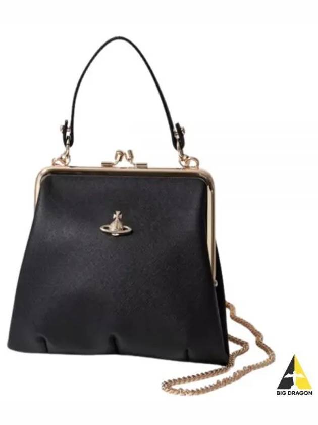 Granny Frame Tote Bag Black - VIVIENNE WESTWOOD - BALAAN 2