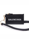 Logo Cash Keyring Card Wallet Black - BALENCIAGA - BALAAN 3