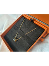 Mini Pop H Pendant Rose Gold & Noir - HERMES - BALAAN 3