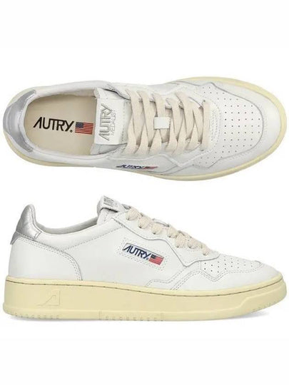 Medalist Silver Tab Low Top Sneakers White - AUTRY - BALAAN 2