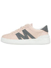 Monaco Logo Low Top Sneakers Pink - MONCLER - BALAAN 4