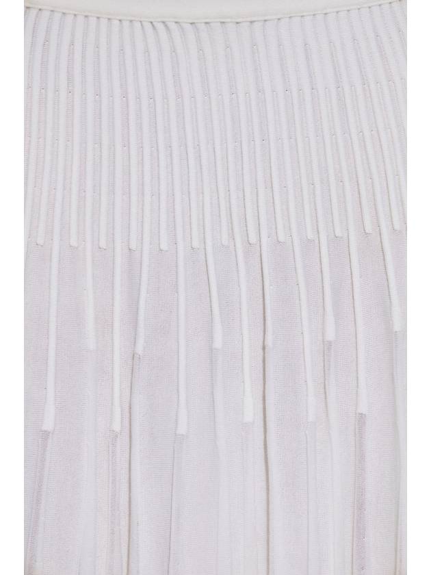 Alaïa Wool Skirt, Women's, White - ALAIA - BALAAN 5