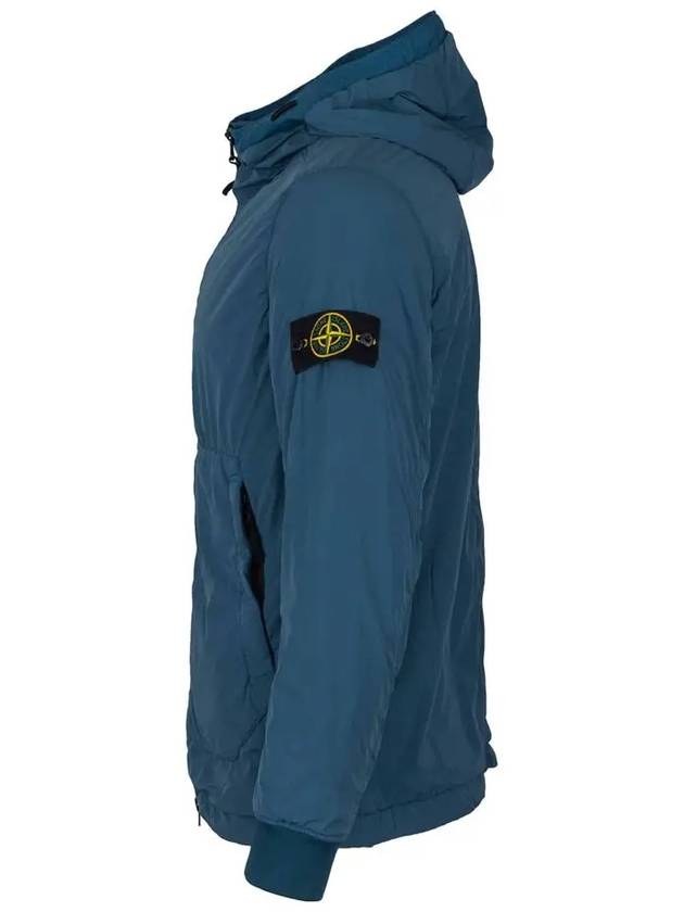 Comfort Tech Composite Polartec Hooded Jacket Mid Blue - STONE ISLAND - BALAAN 5